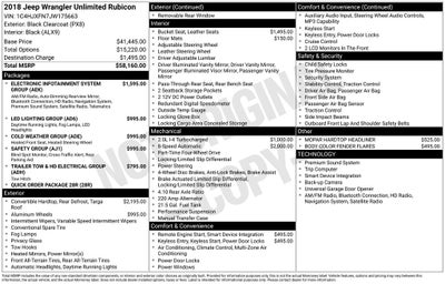 2018 Jeep Wrangler Unlimited Rubicon