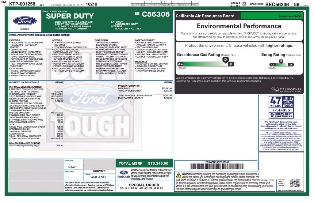 2025 Ford F-350SD Lariat