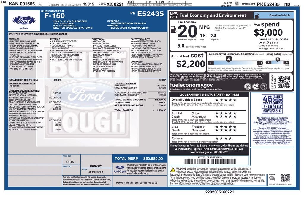 2023 Ford F-150 XL STX Sport