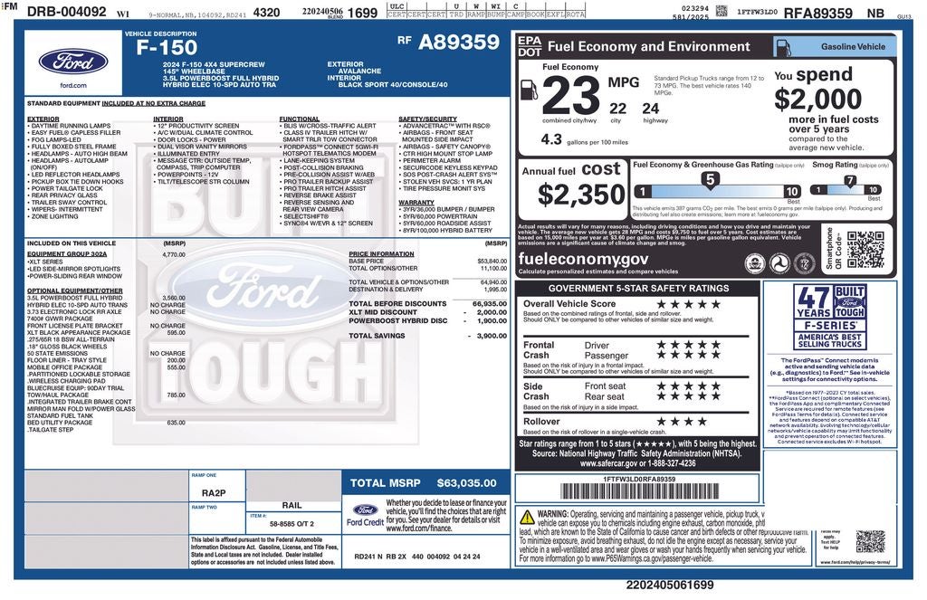 2024 Ford F-150 XLT