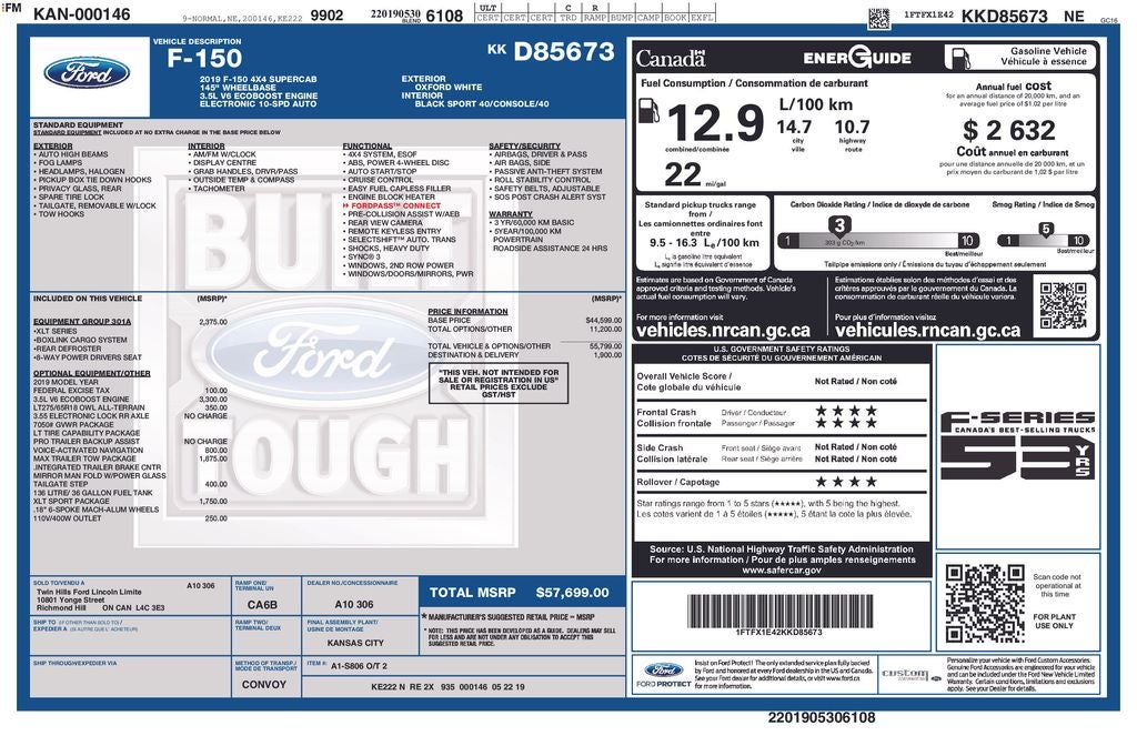 2019 Ford F-150 XLT Sport