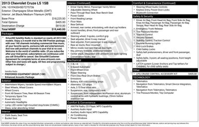 2013 Chevrolet Cruze LS