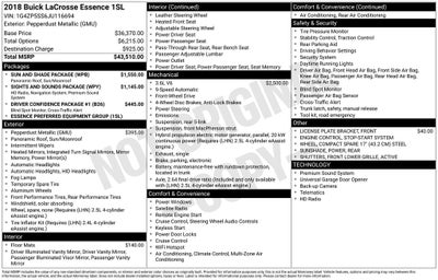 2018 Buick LaCrosse Essence