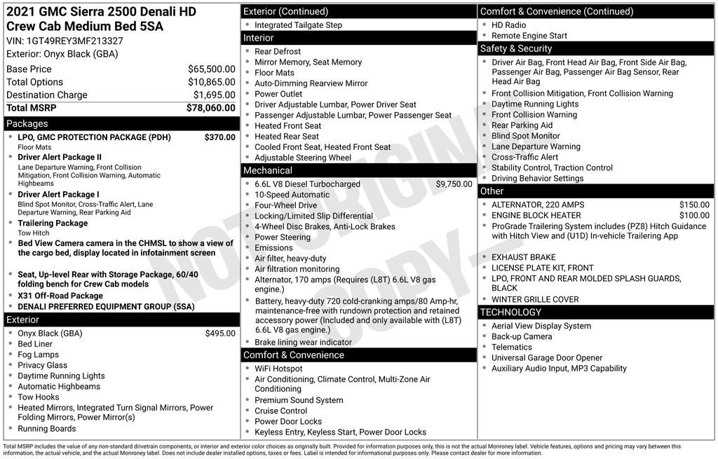 2021 GMC Sierra 2500HD Denali