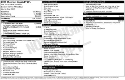 2013 Chevrolet Impala LT