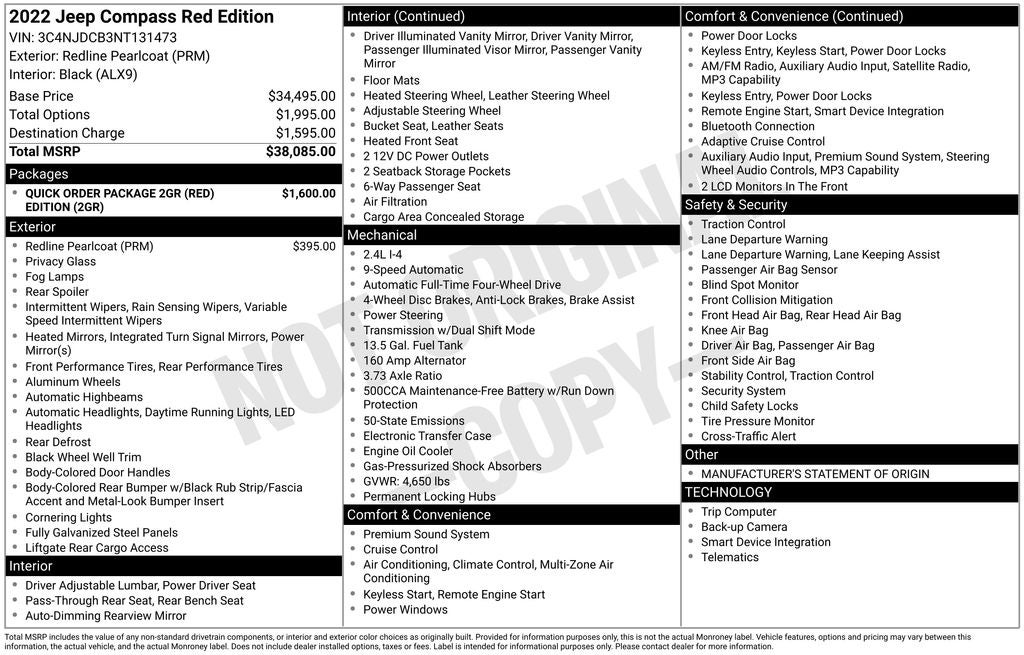 2022 Jeep Compass Limited