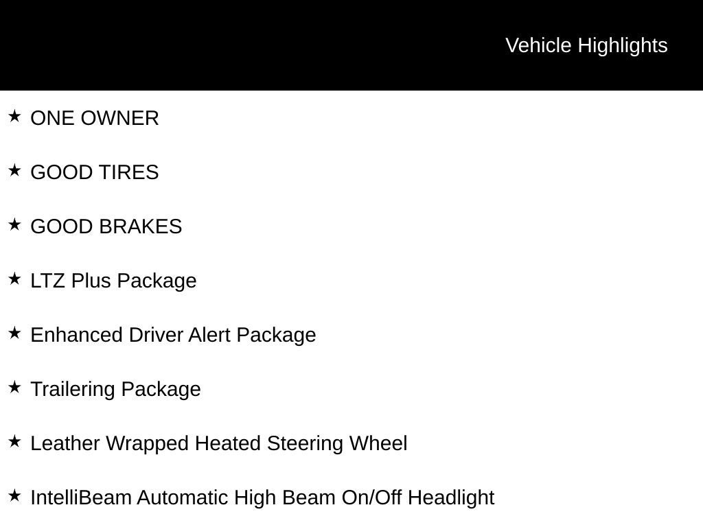 2016 Chevrolet Silverado 1500 LTZ 2LZ