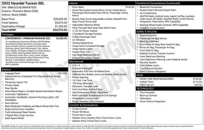 2022 Hyundai TUCSON SEL