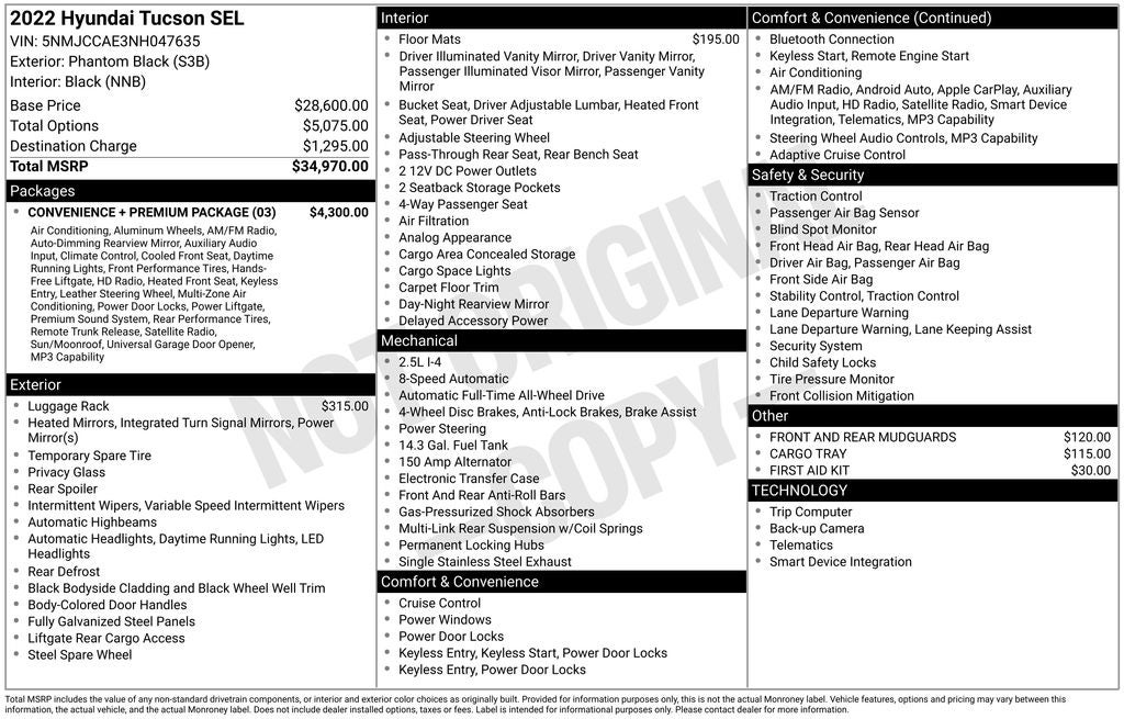 2022 Hyundai TUCSON SEL