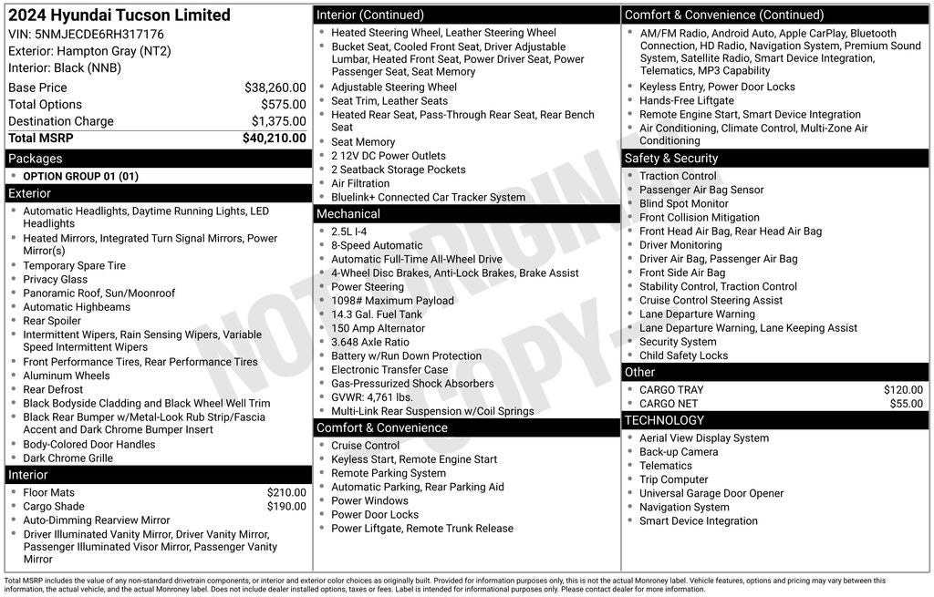 2024 Hyundai TUCSON Limited
