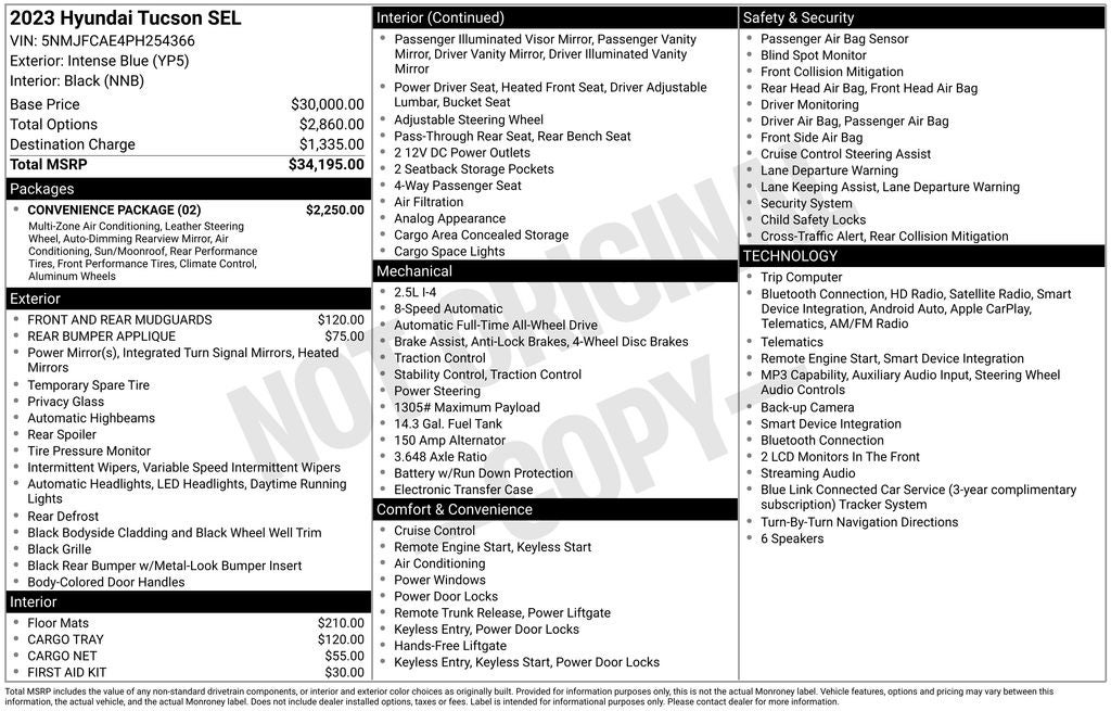 2023 Hyundai TUCSON SEL