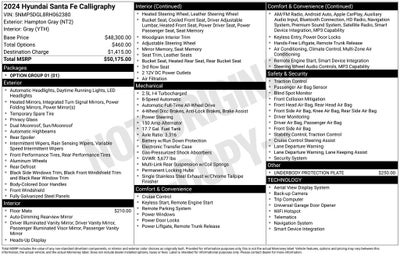 2024 Hyundai SANTA FE Calligraphy
