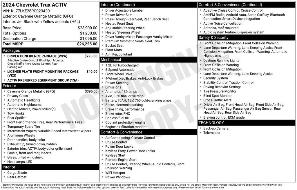 2024 Chevrolet Trax ACTIV