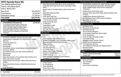 2023 Hyundai KONA SEL